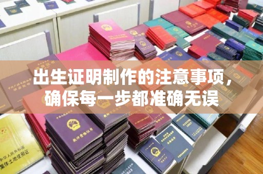 五寨出生证明制作的注意事项，确保每一步都准确无误