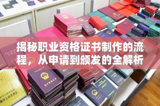 五寨揭秘职业资格证书制作的流程，从申请到颁发的全解析